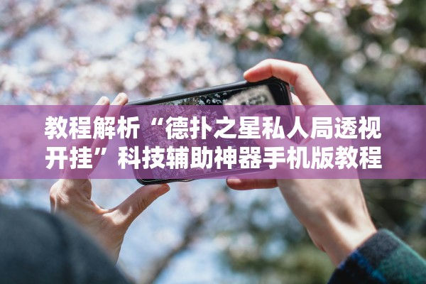 教程解析“德扑之星私人局透视开挂	”科技辅助神器手机版教程