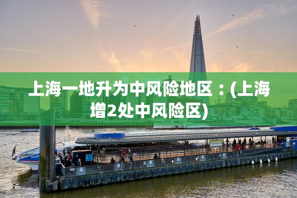 上海一地升为中风险地区︰(上海增2处中风险区)