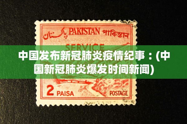 中国发布新冠肺炎疫情纪事︰(中国新冠肺炎爆发时间新闻)