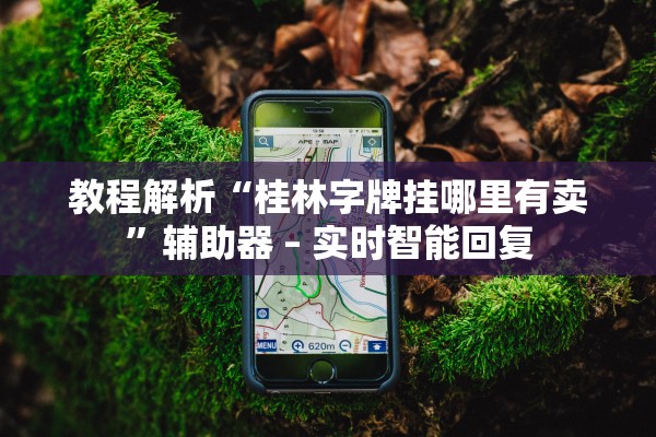 教程解析“桂林字牌挂哪里有卖”辅助器 – 实时智能回复