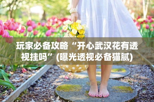 玩家必备攻略“开心武汉花有透视挂吗”(曝光透视必备猫腻)