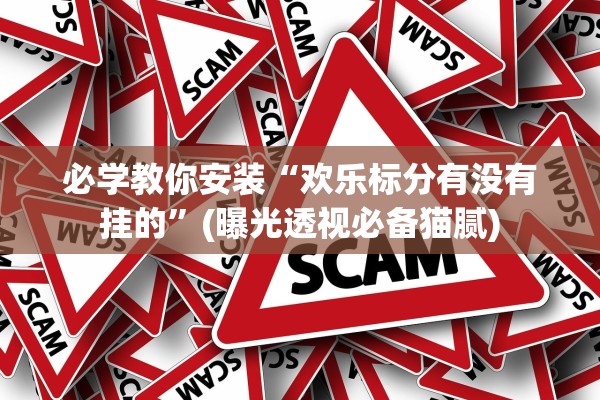 必学教你安装“欢乐标分有没有挂的”(曝光透视必备猫腻)