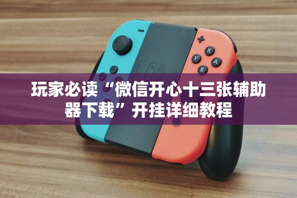 玩家必读“微信开心十三张辅助器下载”开挂详细教程