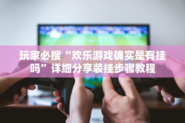 玩家必搜“欢乐游戏确实是有挂吗”详细分享装挂步骤教程