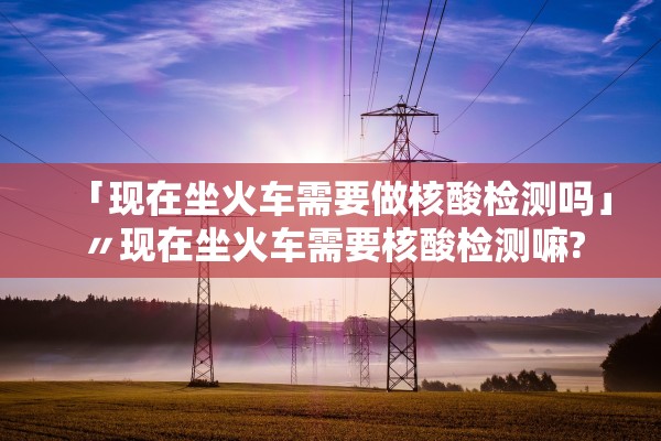「现在坐火车需要做核酸检测吗」〃现在坐火车需要核酸检测嘛?