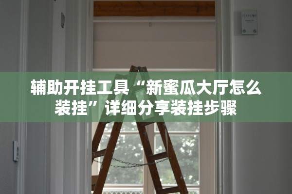 辅助开挂工具“新蜜瓜大厅怎么装挂”详细分享装挂步骤