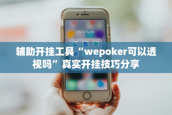辅助开挂工具“wepoker可以透视吗”真实开挂技巧分享