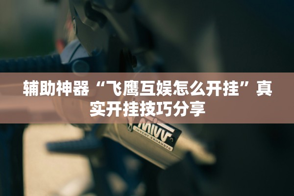 辅助神器“飞鹰互娱怎么开挂	”真实开挂技巧分享