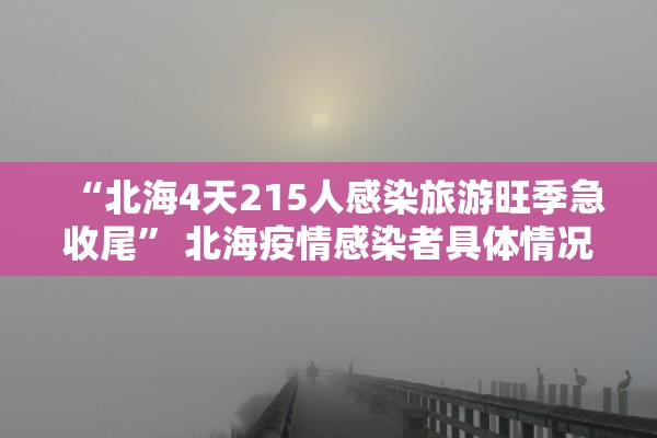 “北海4天215人感染旅游旺季急收尾	” 北海疫情感染者具体情况？