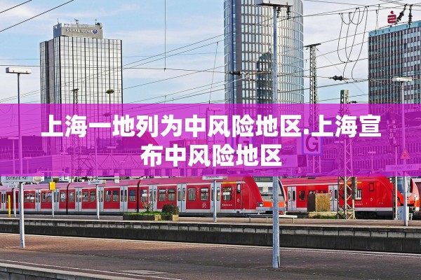 上海一地列为中风险地区.上海宣布中风险地区