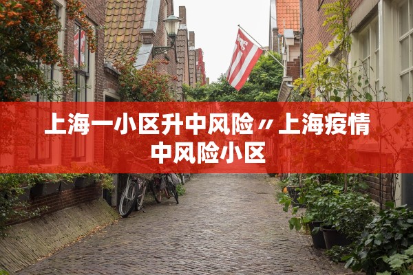 上海一小区升中风险〃上海疫情中风险小区