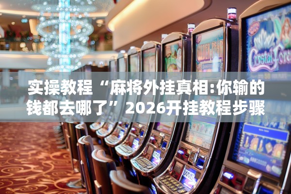 实操教程“麻将外挂真相:你输的钱都去哪了”2026开挂教程步骤