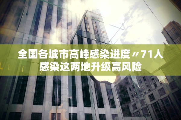 全国各城市高峰感染进度〃71人感染这两地升级高风险