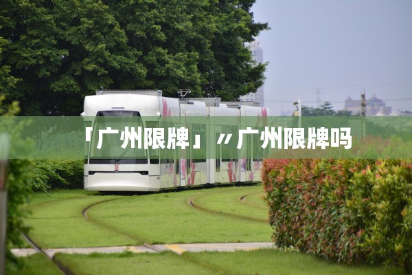 「广州限牌」〃广州限牌吗