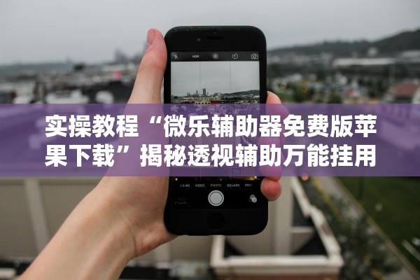 实操教程“微乐辅助器免费版苹果下载	”揭秘透视辅助万能挂用法