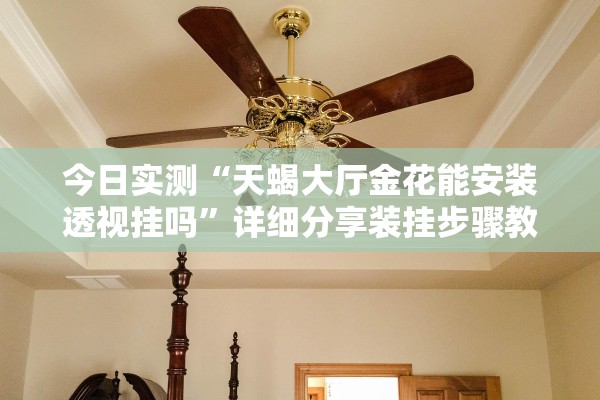 今日实测“天蝎大厅金花能安装透视挂吗	”详细分享装挂步骤教程