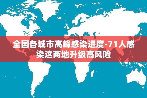 全国各城市高峰感染进度-71人感染这两地升级高风险 全国各城市高峰感染进度-71人感染这两地升级高风险