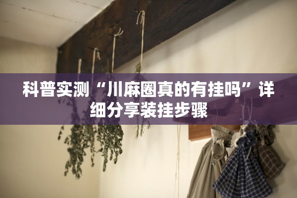 科普实测“川麻圈真的有挂吗	”详细分享装挂步骤