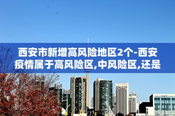 西安市新增高风险地区2个-西安疫情属于高风险区,中风险区,还是低风险区 西安市新增高风险地区2个-西安疫情属于高风险区,中风险区,还是低风险区