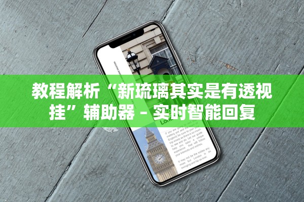 教程解析“新琉璃其实是有透视挂”辅助器 – 实时智能回复