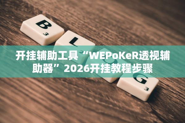 开挂辅助工具“WEPoKeR透视辅助器”2026开挂教程步骤