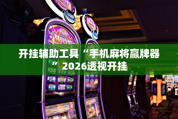 开挂辅助工具“手机麻将赢牌器”2026透视开挂