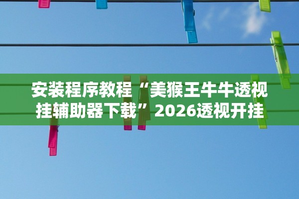 安装程序教程“美猴王牛牛透视挂辅助器下载”2026透视开挂