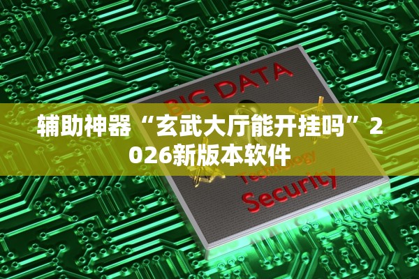 辅助神器“玄武大厅能开挂吗	”2026新版本软件