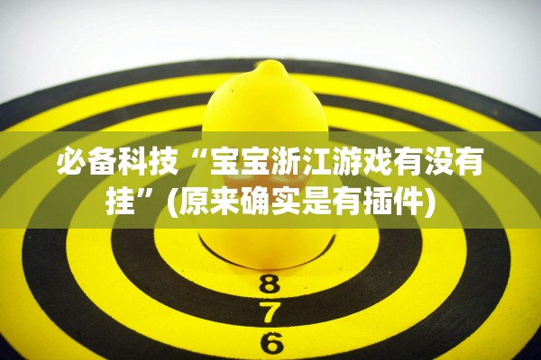 必备科技“宝宝浙江游戏有没有挂”(原来确实是有插件)