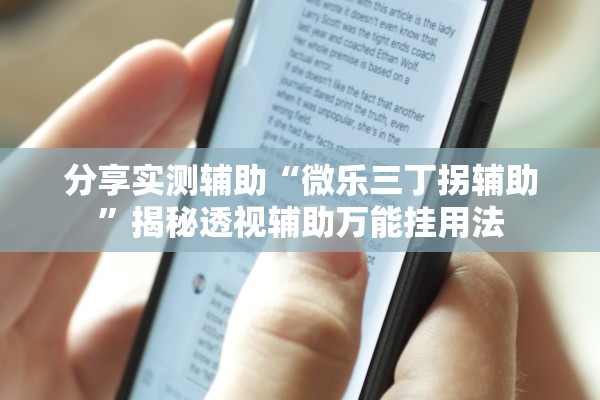 分享实测辅助“微乐三丁拐辅助”揭秘透视辅助万能挂用法