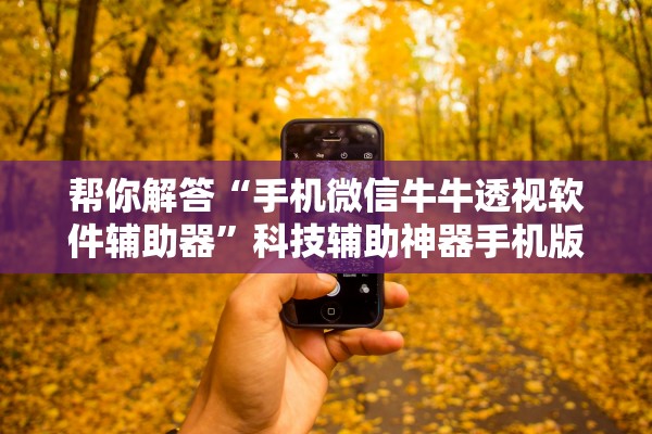 帮你解答“手机微信牛牛透视软件辅助器”科技辅助神器手机版教程