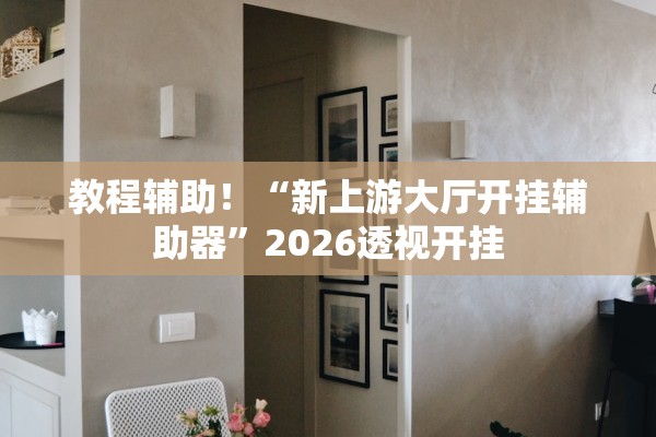 教程辅助！“新上游大厅开挂辅助器”2026透视开挂