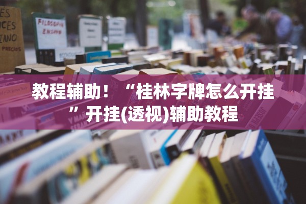 教程辅助！“桂林字牌怎么开挂”开挂(透视)辅助教程