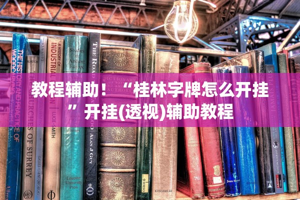 教程辅助！“桂林字牌怎么开挂”开挂(透视)辅助教程