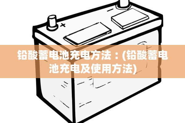 铅酸蓄电池充电方法︰(铅酸蓄电池充电及使用方法)