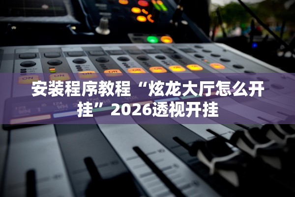 安装程序教程“炫龙大厅怎么开挂”2026透视开挂