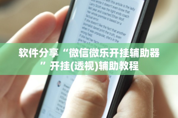 软件分享“微信微乐开挂辅助器	”开挂(透视)辅助教程