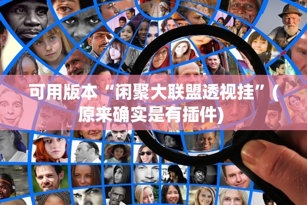 可用版本“闲聚大联盟透视挂	”(原来确实是有插件) 