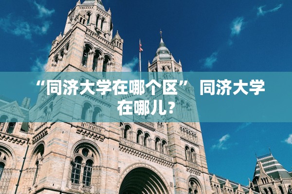 “同济大学在哪个区” 同济大学 在哪儿？