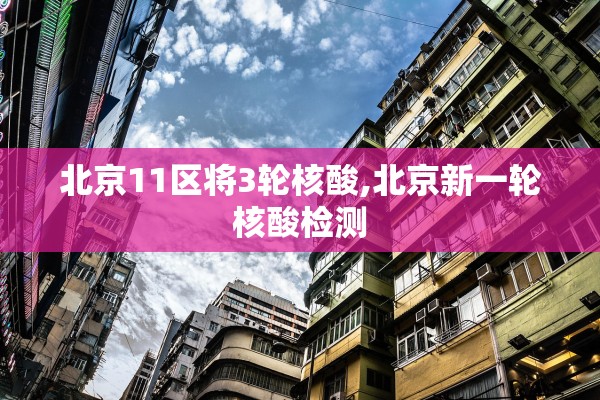 北京11区将3轮核酸,北京新一轮核酸检测