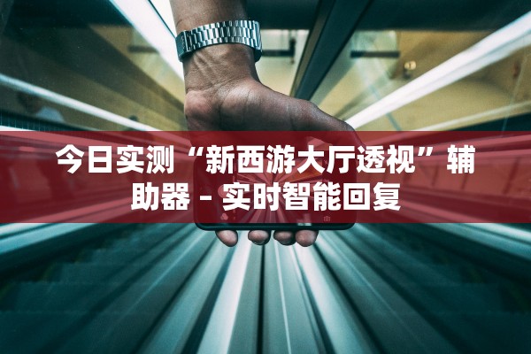 今日实测“新西游大厅透视”辅助器 – 实时智能回复