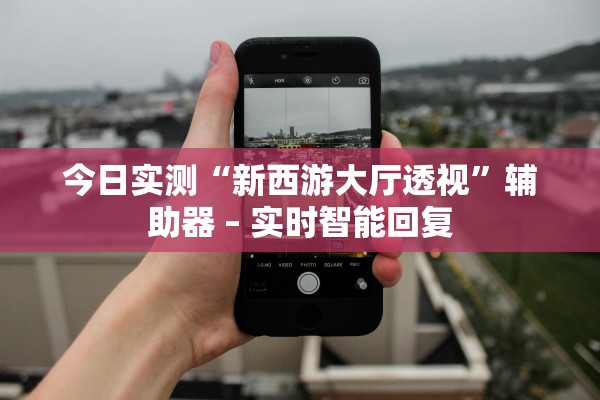 今日实测“新西游大厅透视	”辅助器 – 实时智能回复