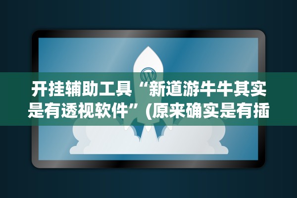 开挂辅助工具“新道游牛牛其实是有透视软件”(原来确实是有插件) 