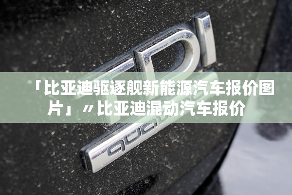 「比亚迪驱逐舰新能源汽车报价图片」〃比亚迪混动汽车报价