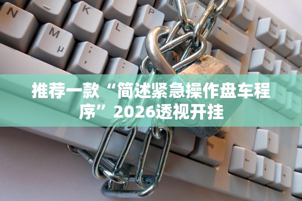 推荐一款“简述紧急操作盘车程序	”2026透视开挂