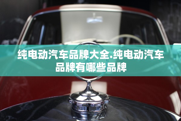 纯电动汽车品牌大全.纯电动汽车品牌有哪些品牌