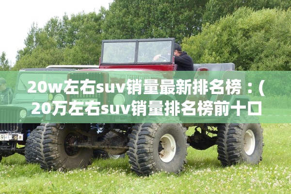 20w左右suv销量最新排名榜︰(20万左右suv销量排名榜前十口碑比较好) 20w左右suv销量最新排名榜︰(20万左右suv销量排名榜前十口碑比较好)