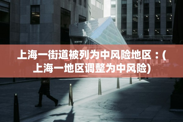 上海一街道被列为中风险地区︰(上海一地区调整为中风险)