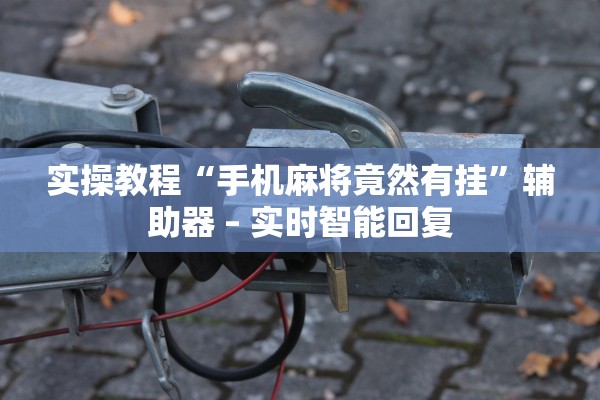 实操教程“手机麻将竟然有挂”辅助器 – 实时智能回复