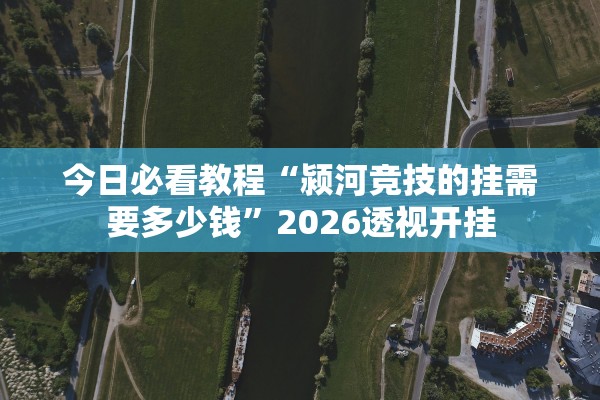 今日必看教程“颍河竞技的挂需要多少钱”2026透视开挂